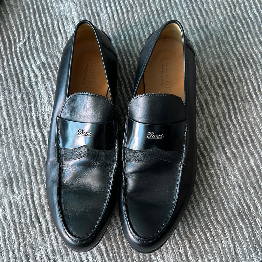 Gucci loafers men leather